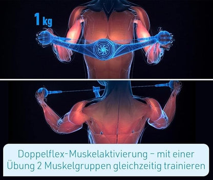 OYO Personal Gym - Full Body Portable Gym: Home, Office or Travel - NASA SpiraFlex Resistance Technology