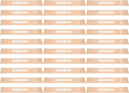 DEEKIN 30 Pcs Resistance Bands Bulk Resistance Loop Elastic Exercise Bands Exercise Equipment for Women Men Home Pilates, Fitness, Gym, Yoga