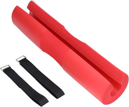 Squat Pad Barbell Pad | Weight Distribution & Shoulder Protection | Neck Support for Squats/Lunges/Hip Thrusts | NBR Rubber Foam, 17.1in Length