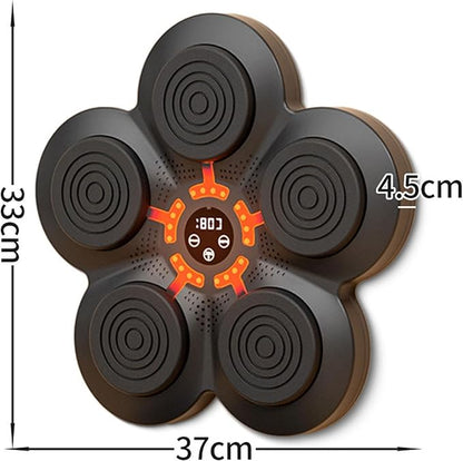 1 Boxing Electronic Music Punching Mounted Reaction Target Comfortable Material Suitable for Home Fitness Adults Children Indoor Exer