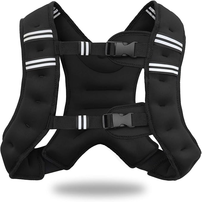 VIVITORY Weighted Vest Workout Equipment, 11lbs/18lbs Body Weight Vest for Men, Women, Strength Training, Running, Fitness, Muscle Building, Weight Loss, Weight lifting