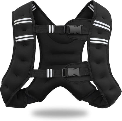 VIVITORY Weighted Vest Workout Equipment, 11lbs/18lbs Body Weight Vest for Men, Women, Strength Training, Running, Fitness, Muscle Building, Weight Loss, Weight lifting