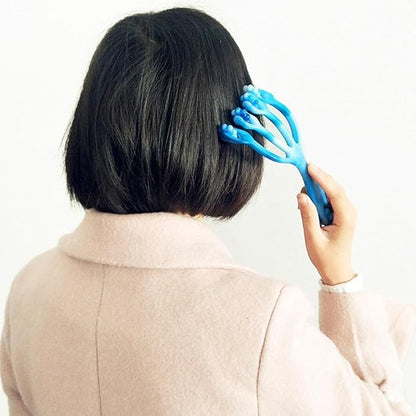 Healifty Handheld Four Claws Roller Massager 7.48 Inch Compact Muscle Massage Tool for Neck Foot Body Head Relief Portable Design