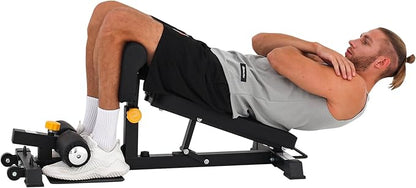 Altas Strength Sissy Squat Machine Station Leg Exercise Machine Adjustable Home Gym Workout Training Sit Up Push Up Leg Exerciser Light Commercial Equipment 6005B