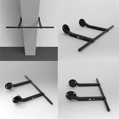 Chin Up Bar， Wall Mounted Pull Up Bar， Home Fitness Equipment Multifunctional Sports Auxiliary Stretching Equipment