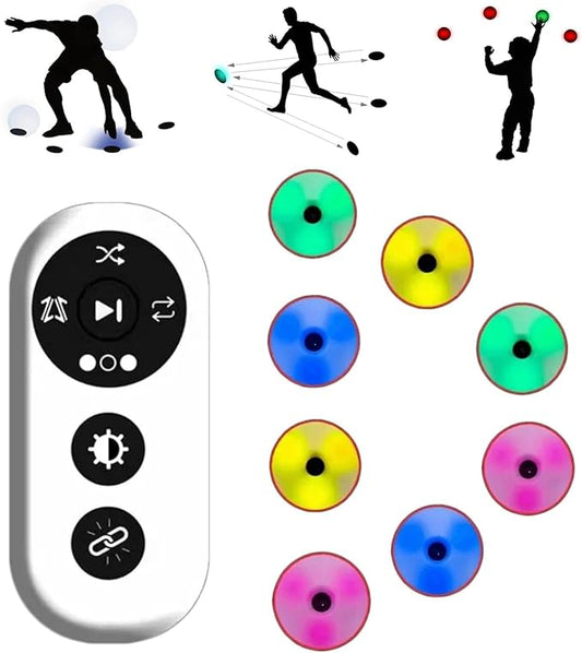 Pro Reaction Training Light, Speed Agility Reaction Equipment Flash Reflex Training System for Football, Fitness, Boxing(8)