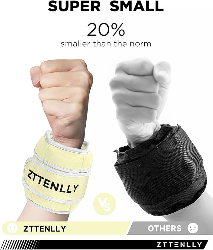 Adjustable Ankle Weights for Women Men and Kids | 1 Pair 5 10 15 18 20 Lbs Leg Wrist Ankle Weight Straps for Yoga, Walking, Running, Aerobics, Gym, Dance, Pilates, Cardio