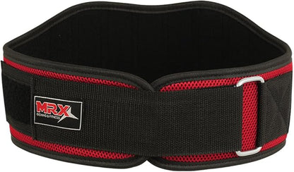 MRX Weight Lifting Belts for Men Fitness Training Gym Back Support Powerlifting Belt 8" Wide Workout Belts for Deadlift, Squat, Weightlifting, Strength Training