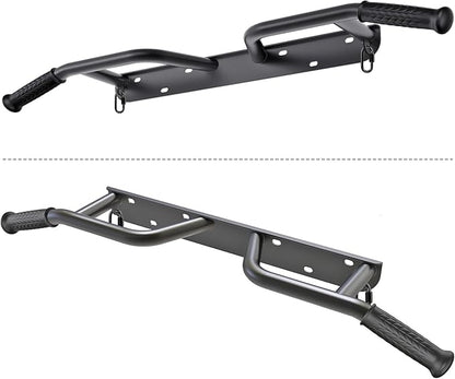 SELEWARE Heavy Duty Welded Pull Up Bar, Versatile Doorway Wall Mount, Joist Mounted, and Ceiling Mounted Chin Up Bars, Thick Metal Sturdy Construction for Full Body Workouts Support 500 lbs