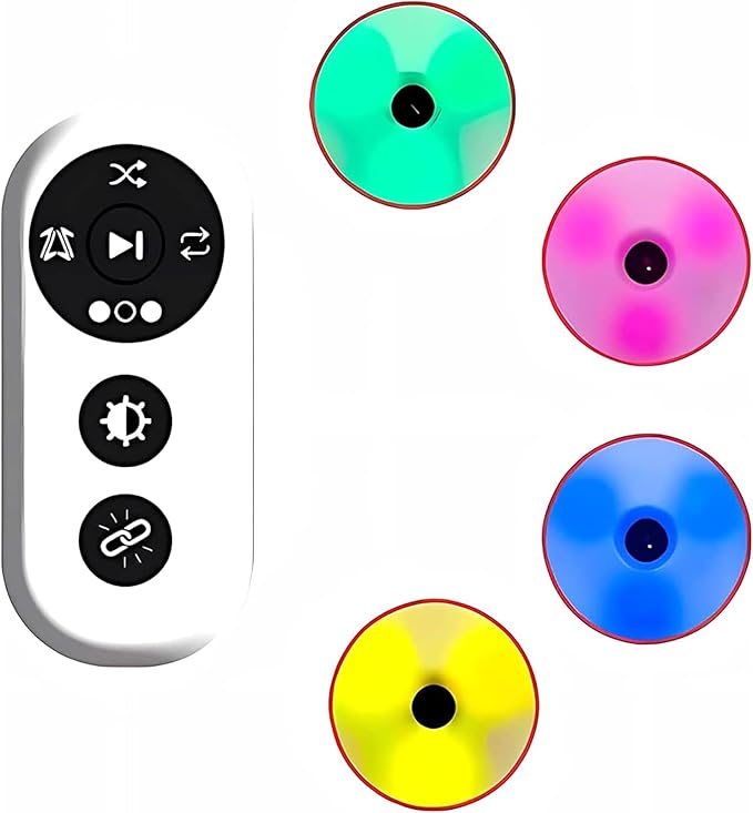 Reaction Training Light, Agile Reaction Training Kit with Remote Control, 4 Training Modes, Improve Speed/Agility/Reaction Time, for Physiotherapy, Physical Training, Hand-Eye Coordination
