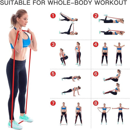 Pull-Up Bands Resistance-Bands Exercise-Bands - Pull up Assistance Bands Workout Bands Resistance for Women Long Resistance Bands Resistance Loop Bands Perfect for Gym Home or Travel