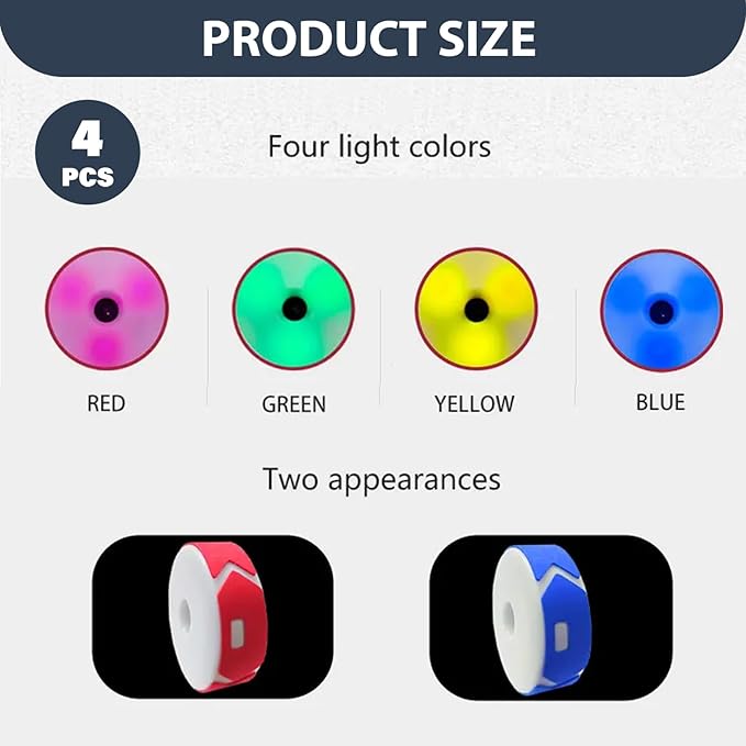 Sports Accessories, Reactions Lights Training, 4Pcs/Set Reactions Training Lights, 4 Modes Speed with USB Charging for Fitness, Basketball, Football