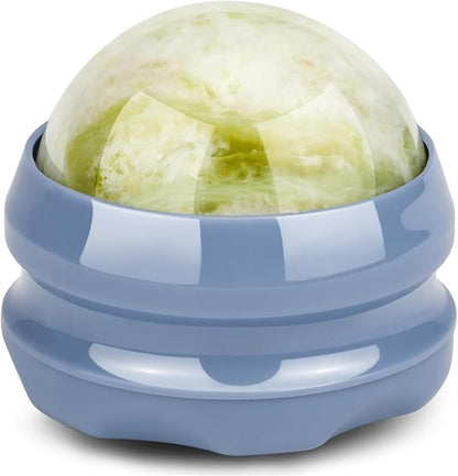 ideayard Massage Stone Jade Ball for Full Body Massage Lacrosse Ball Massager, Back Massage Tool, Self Massage Ball for Sore Muscle