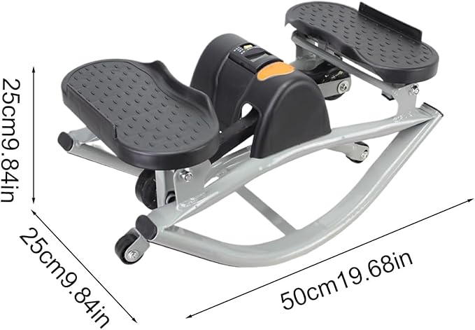 Rock Stepper Machine | Workout Equipment,Compact Side-to-Side Steppers,for Home Apartment Dorm Office Gym Legs Abs Glutes Women Men
