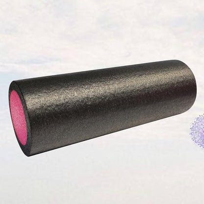 BESTonZON Yoga Roller Foam Massage Stick Epe Solid Column Fitness Roller 30x15cm Black for Muscle and Balance Training