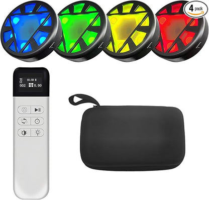 JOJOCY Reaction Training Light Magnetic, 5 Lights Color 6 Modes 30h Battery Life Improves Reaction Speed and Agility for Soccer, Basketball, Boxing, Rugby, Daily Entertainment (4)