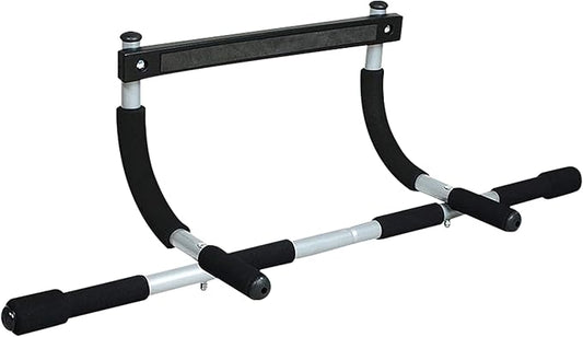 Endless EL1037 Stainless Steel Curved Pull Up Bar for Home Wall | Material: Stainless Steel | For Strengthening Exercises at Home or Gym with Anti-Skid Cushion Grip | For Adult, Men and Women