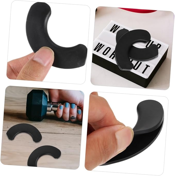 Mipcase 10pcs Crescent Dumbbell Support Pad Gym Hip Thrust Pad for Barbell Fitness Equipment for Home Gym