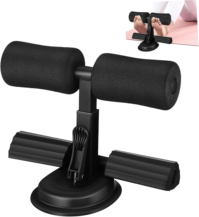 Adjustable Sit up Bar with Strong Suction Cups Foot Holder for Home Core Training and Abdominal Workout Equipment Multifunctional Fitness Auxiliary Device