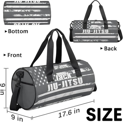 Personalized-Martial-Arts-Gear-Bag for Karate Teakwondo, Custom Jiujitsu Bag for Boys, Karate Teakwondo Bag for Gear Waterproof Lightweight Large USA