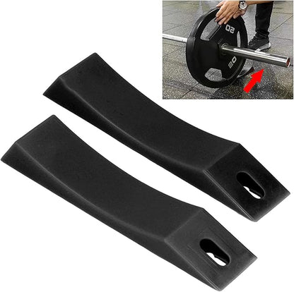 Tissting Deadlift Jack Alternative - Heavy Duty Barbell Wedge for Easy Loading & Unloading Weight Plates | Ideal for Powerlifting,Home Gym | Premium Silicone, Non-Slip Base