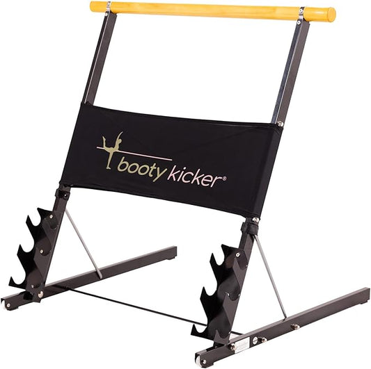 Portable Folding Exercise Bar for Barre, Balance and Ballet Home Workouts, Strong Freestanding Stable Design