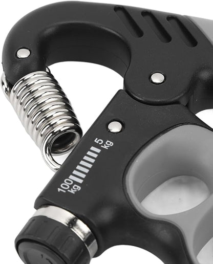 Hand Grip Strength Trainer, Thickened Spring Hand Grip Strengthener Adjustable Resistance 11.0‑220.5lb for Musicians for Hand Injury Recovery
