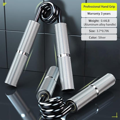 Black Metal Grip Strength Trainer,Hand Grips Kit (11Pack),No Slip Hand Extension Exerciser,Wrist Forearm Strengthener with Grip Tape for Strength Training,Exercise