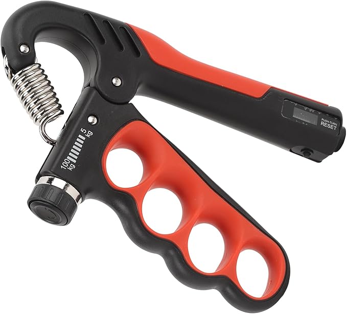 Hand Grip Strength Trainer, Thickened Spring Hand Grip Strengthener Adjustable Resistance 11.0‑220.5lb for Musicians for Hand Injury Recovery