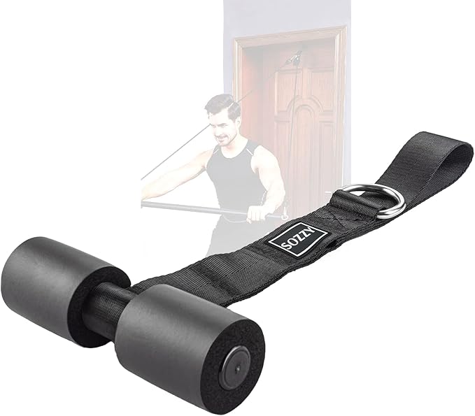 Sozzy Door Anchor for Resistance Bands, Extra Large, Heavy Duty with Solid Nylon Core, Great for Closed Loop Bands, Physical Therapy, Home Workout Equipment