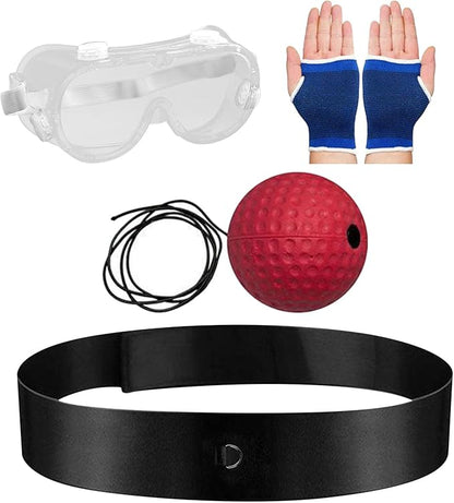 PUCHEN Box Bollen, Box Ball Game, Boxing Reflex Ball, Boxing Ball with Headband Punching Balls Equipment for, Reaction Speed,Agility, Punching Speed, Fight Skilland Hand Eye Coordination Training
