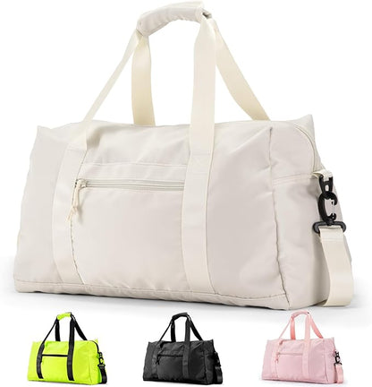 Travel Duffle Bag,Sport Gym Bag for Men And Women with Wet Pocket,Weekender Bag Carry On Tote Bags for Airplane