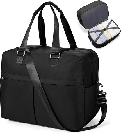 Gym Bag Womens,Travel Duffel Carry on Bag Sport Tote Bag Weekend Overnight Bag