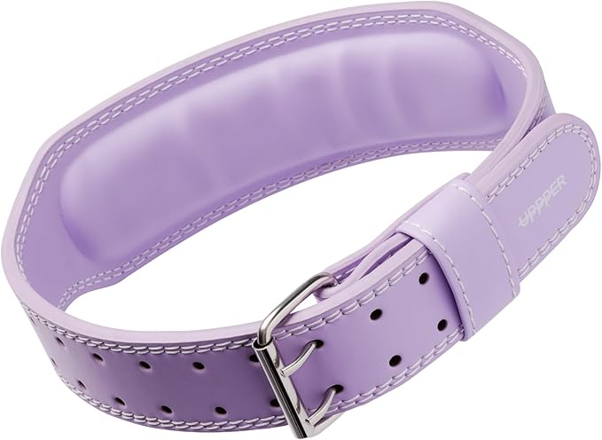 UPPPER Weight Lifting Belt - Double Prong 4” to 2.5” Tapered Premium Lifting Belt for Men and Women - Ultimate Back Support For Weightlifting and Powerlifting | Premium Fitness Gear