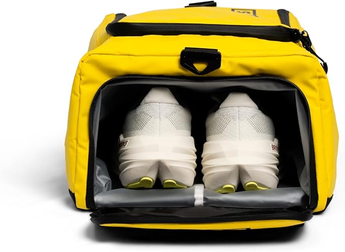 SILO Crew Drop One 26L Ultramarathon Bag - Organize Gear Efficiently for Training Racing Work, Travel - Optimized Storage: Pockets/Compartments for Easy Access Athletes Marathon Fitness Bright Yellow