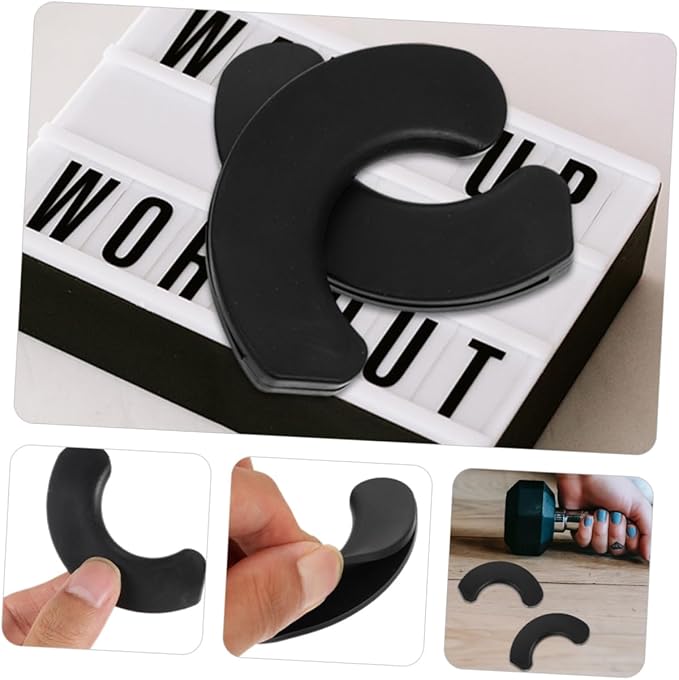Mipcase 10pcs Crescent Dumbbell Support Pad Gym Hip Thrust Pad for Barbell Fitness Equipment for Home Gym