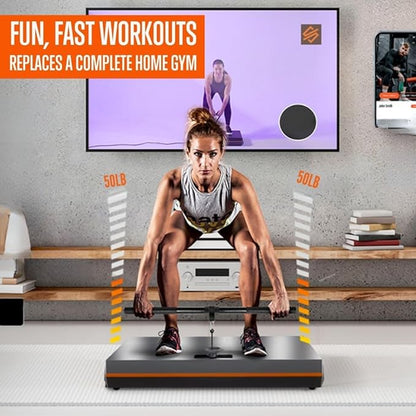 SQUATZ Adjustable Bench for Home Gym - Versatile Weight Bench for Men & Women - Ergonomic Workout Bench for Bench Press & Full Body Exercise - Heavy-Duty Steel, Non-Slip Design