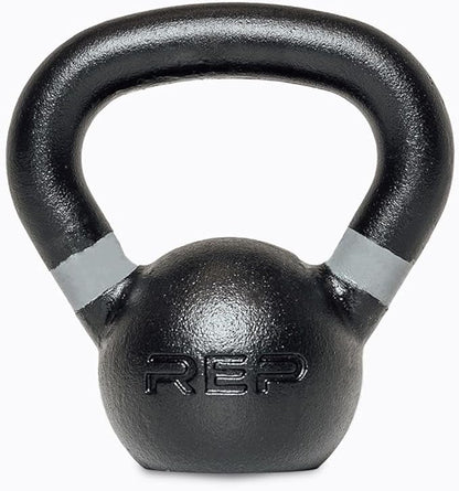 REP Fitness Kettlebell Set and Singles, 4kg to 24kg, 9lb to 53lb Weight Range, Cast Iron, Strength Exercise Training, Home Gym, Power Workout Equipment, Free Weights, Dumbbell Alternative