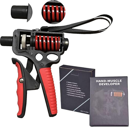 Grip Strength Trainer 11-360LBS - Ergonomic Forearm Strengthener for Fitness/Rehabilitation/Rock Climbing