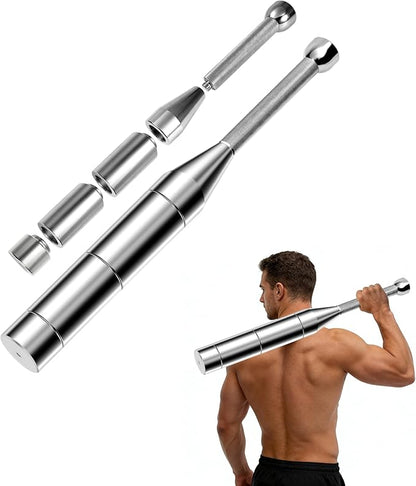 Adjustable Macebell, 6/8/13-in-1 Indian Club Weighted for Strength Training, Shoulder & Grip Workouts, Progressive Weight System