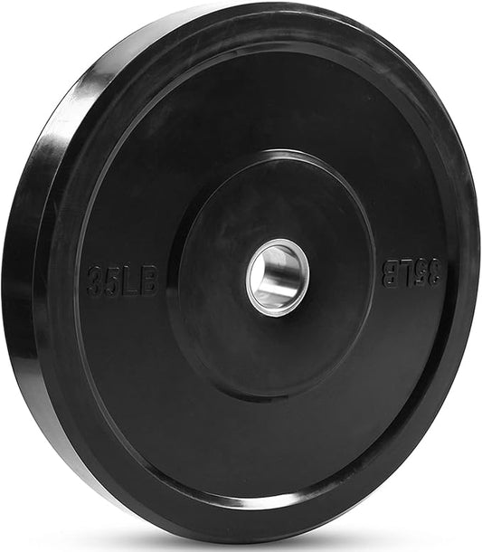 JFIT Olympic 2 Inch Grip Plates and Bumper Plates for Barbell - Single Weights or Sets of 2 (Muliple Weights)