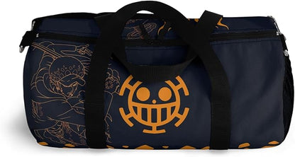 Anime Gym Bag for Women Men - Large Capacity Waterproof Workout Fitness Travel Sports Bags Fashion Street Camping ExpandaCLe Carry On Duffle Bag For Couple (Black OP) PTY