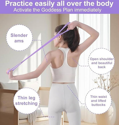 SZ Resistance Band Set – 2 Piece Figure 8 Resistance Band & Pedal Resistance Tubes for Full Body Workout, Arms, Back, Abs & Stretch Training