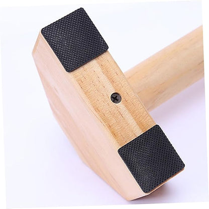 Solid Wood Handstand Bars and Push-up Frame Set for Muscle Training, Non-slip Fitness Equipment Pair for Home Calisthenics and Strength Workouts