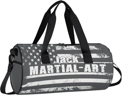 Personalized-Martial-Arts-Gear-Bag for Karate Teakwondo, Custom Jiujitsu Bag for Boys, Karate Teakwondo Bag for Gear Waterproof Lightweight Large USA