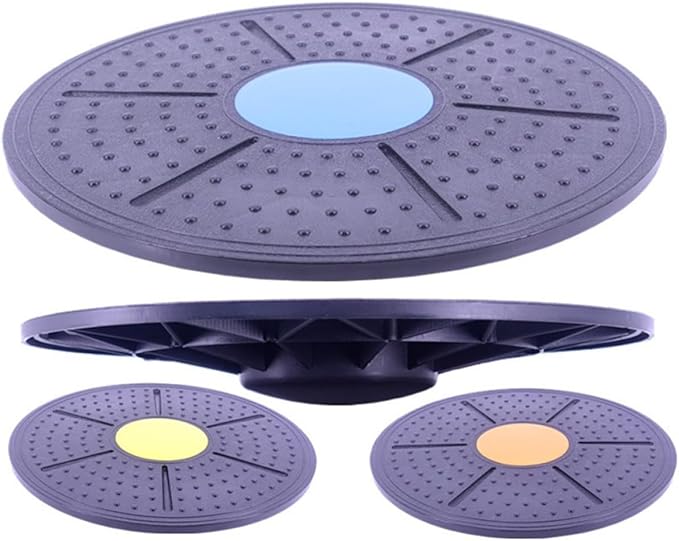 Happyyami Professional Anti-Slip Wobble Balance Board for Home Workout Yoga and Stability Exercises Random Color
