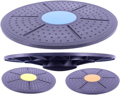 Happyyami Professional Anti-Slip Wobble Balance Board for Home Workout Yoga and Stability Exercises Random Color