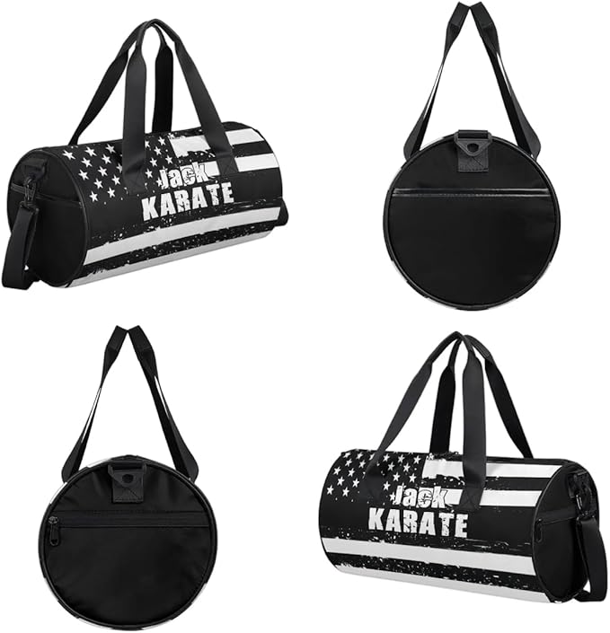 Personalized-Martial-Arts-Gear-Bag for Karate Teakwondo, Custom Jiujitsu Bag for Boys, Karate Teakwondo Bag for Gear Waterproof Lightweight Large USA