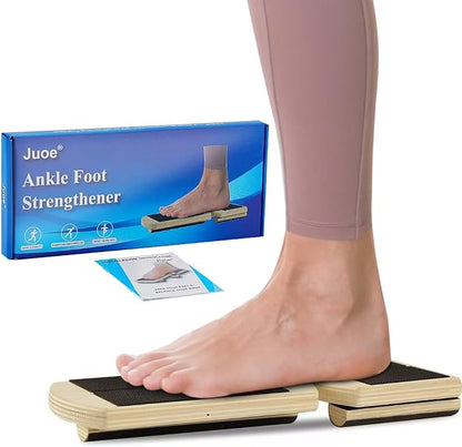Juoe Ankle Strengthener & Axis Board for Physical Therapy,Blackboard Foot Trainer and Foot Strengthener,Stability Exercises,Plantar Fasciitis Relief,Posture Corrector,Axisboard for Leg Stability