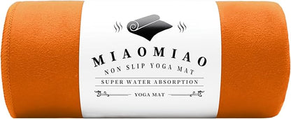 MIAOMIAO Non-Slip Hot Yoga Towel Set,Super Absorbent Microfiber in, 24.5" x 72" - Anti-Slip, Injury Free Design for Pilates, Yoga Mats, Exercise, and Fitness Gear